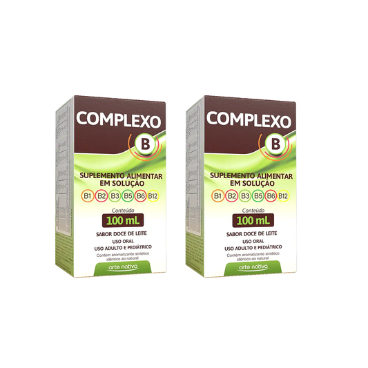 Kit C/2 Complexo B Solução 100ml - Arte Nativa