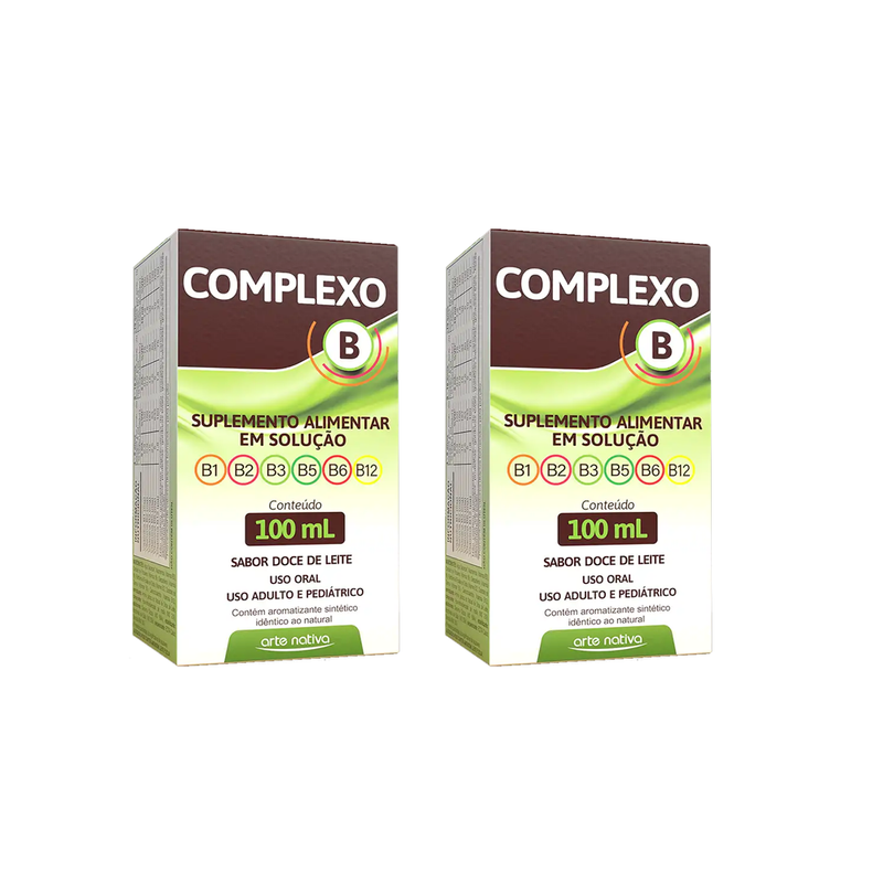 Kit C/2 Complexo B Solução 100ml - Arte Nativa