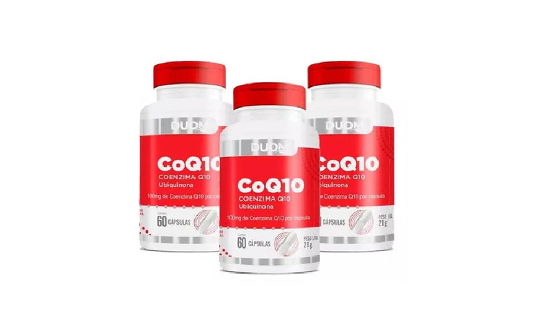 Kit C/3 Coenzima Q10 100MG C/60 Cápsulas - Duom