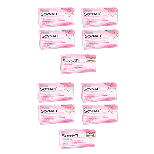 Soynati 150mg 30 Cápsulas Kit 10 PharmaScience