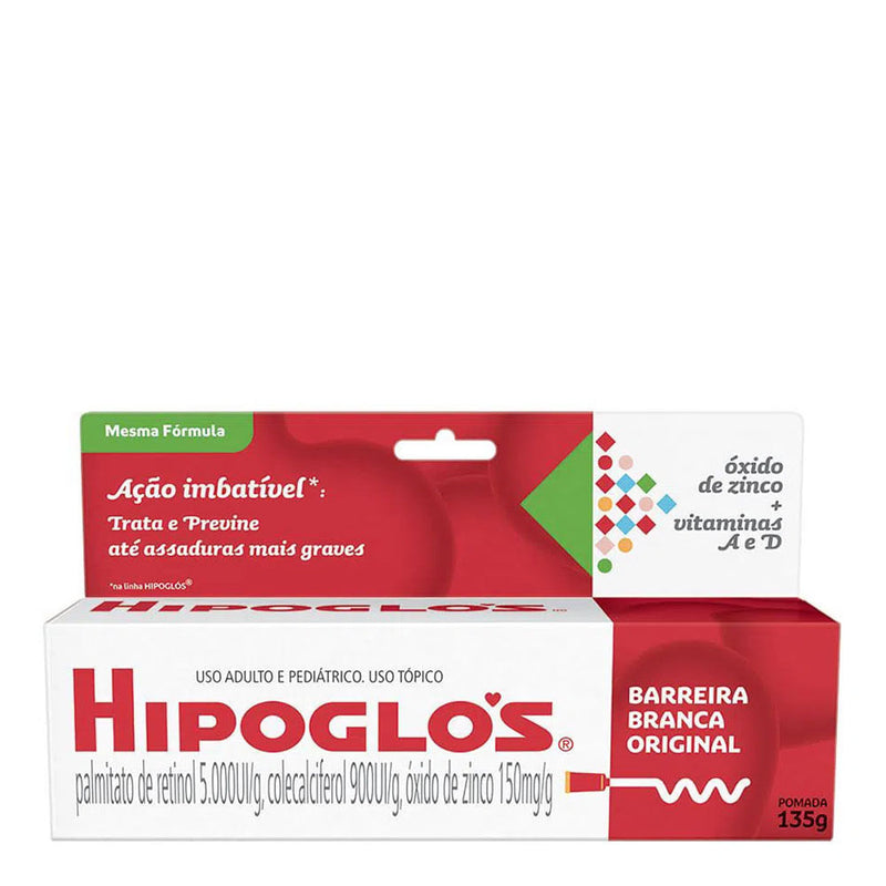 Hipoglos Pomada Para Prevenção de Assaduras 135g