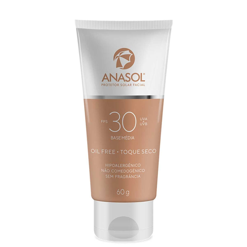 Anasol fps 30 Base Escura - Protetor Solar com Cor 60G