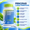 3 Magnésios Inositol 60 cápsulas - Maltta