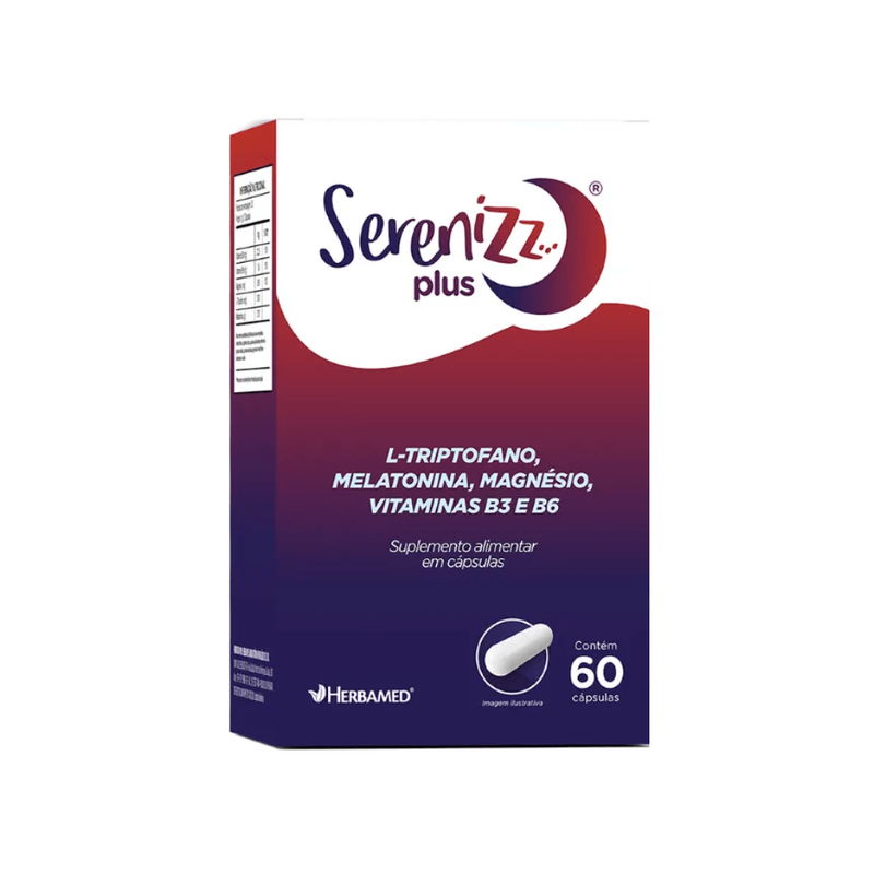 Serenizz  Plus 500mg Herbamed 60 Cápsulas