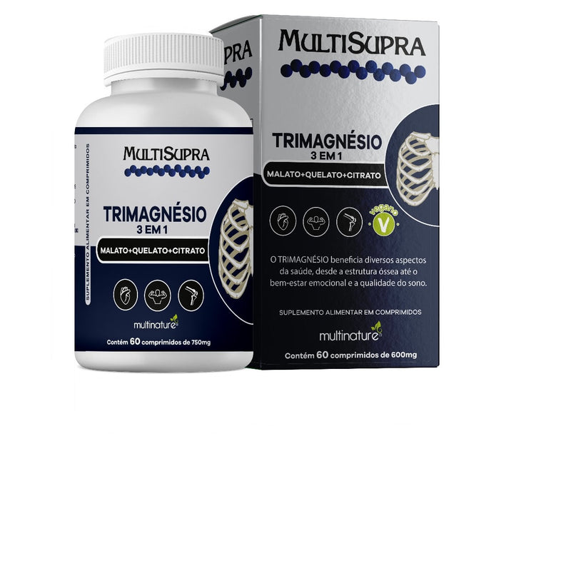 Multisupra Trimagnésio 3em1 C/60 Comprimidos - Multinature