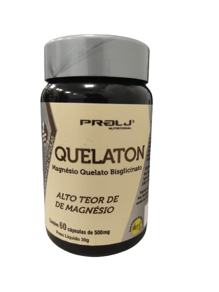 Quelaton Magnésio Quelato Bisglicinato 500mg C/60 Cápsulas