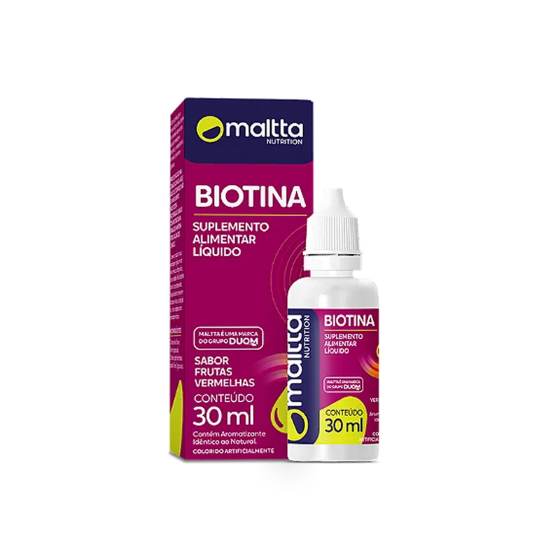 Biotina em gotas 30ml Maltta