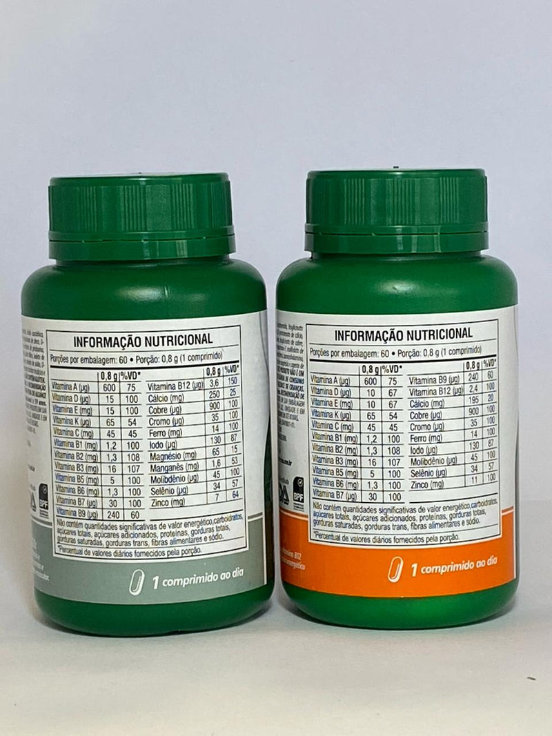 Kit Poliday Sênior & AZ - C/60 Cápsulas Cada - Domina Farma
