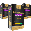Kit C/3 Polivitamínico Sênior C/60 Cápsulas - Gold Lab