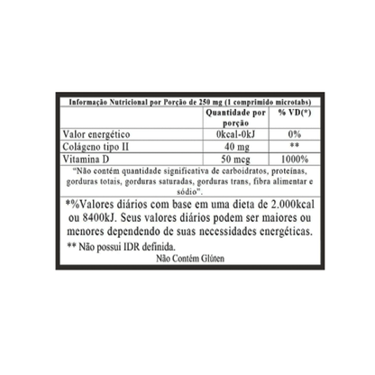 Articulah Colágeno Tipo II 40MG C/30 Comprimidos