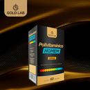 Kit C/2 Polivitamínico Homem C/60 Cápsulas - Gold Lab