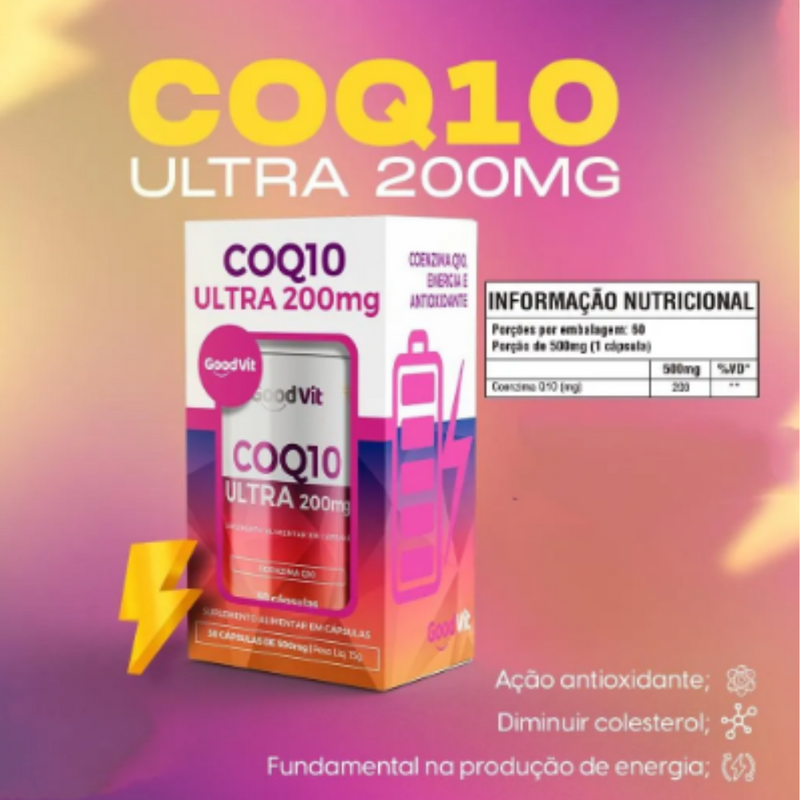 Coenzima Q10 Ultra 200mg C/30 Cápsulas - Good Vit