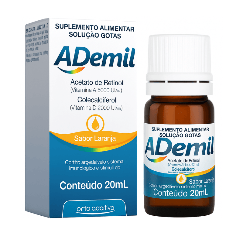 ADEmil Arte Nativa Gotas Vitamina A + D | Suplemento Alimentar