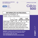 Cálcio 500 C/60 Comprimidos Saúde Óssea e Dentes Fortes - Fortilife