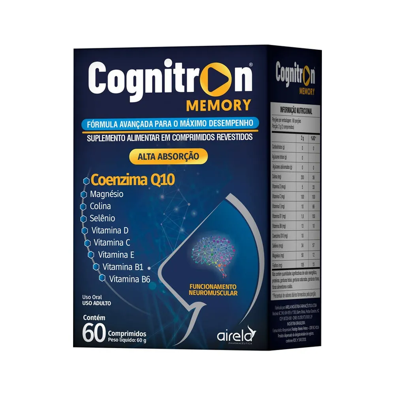 Cognitron Memory 60 Comprimidos - Airela