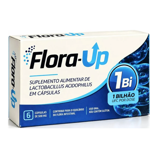 Flora Up Probióticos Lactobacilos  500mg 6 Cápsulas - Metalab