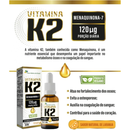 Vitamina K2 MK-7 Gotas 20ml Alta Absorção - Flora Nativa