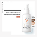 Protetor Solar Facial Vichy Capital Soleil UV-Age Daily Cor 2.0  FPS60-40g Anti-Idade