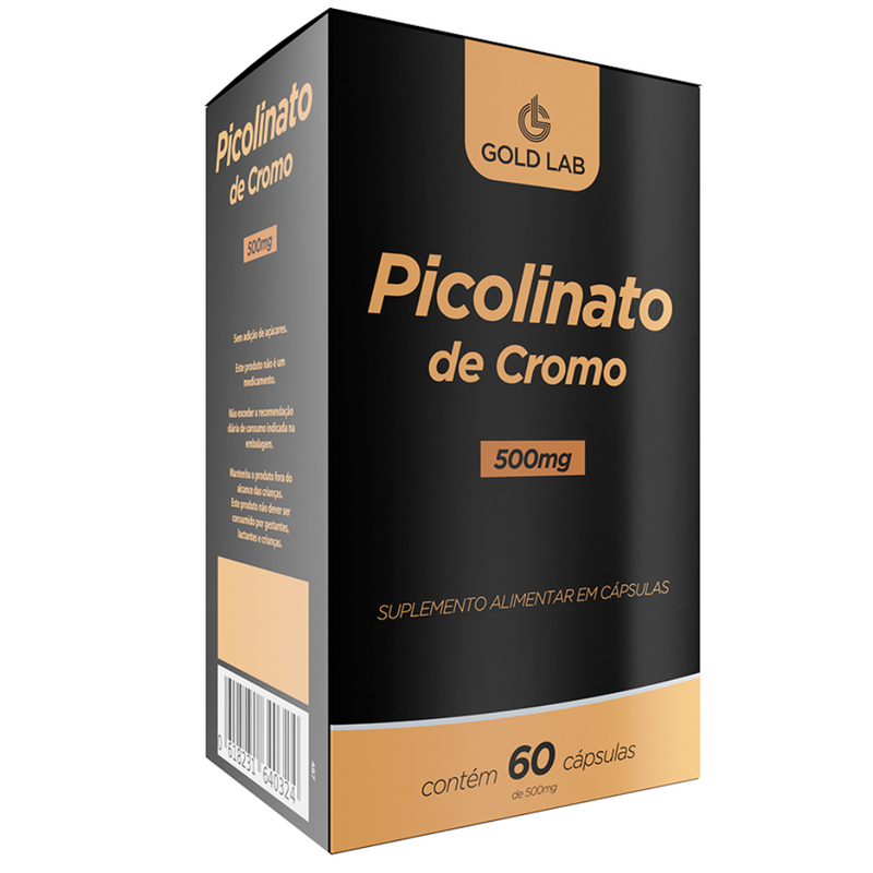 Picolinato de Cromo 500MG C/60 Cápsulas - Gold Lab