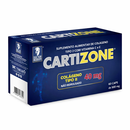 Cartizone Colágeno Tipo II Articulações 40mg 60 Cápsulas