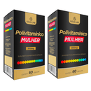 Kit C/2 Polivitamínico Mulher C/60 Cápsulas - Gold Lab