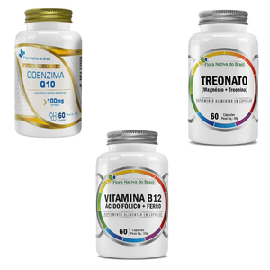 Kit Treonato + CoenzimaQ10 + Vitamina B12