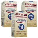 Kit C/3 Ossotrat Plus 600+D3 C/60 Comprimidos - Delta