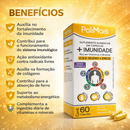 Kit C/3 Polimais + Imunidade Vitaminas Cdzse C/60 Cápsulas Nutriex