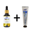 Kit GHK-Cu Quad 4 em 1 30ml + GHK-Cu 5% Pocket 15g
