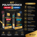 Kit Polivitamínico Homem + Mulher Gold Lab – Suporte Nutricional Completo para o dia a dia