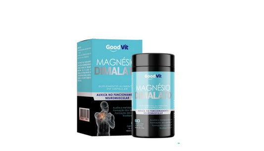 Magnésio Dimalato Energia 500mg 60 Cápsulas Good Vit