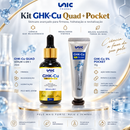 Kit GHK-Cu Quad 4 em 1 30ml + GHK-Cu 5% Pocket 15g