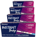 Kit 4 Caixas Teste de Gravidez Instant Baby Tira C/1