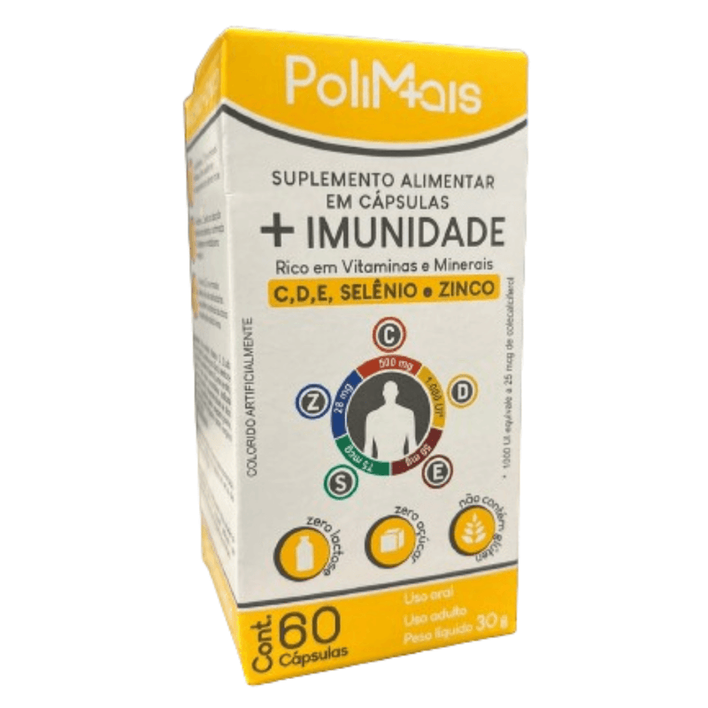 Kit 2x PoliMais + Imunidade C/60 Cápsulas - Nutriex