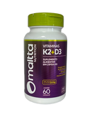 Vitaminas K2 + D3 Ossos Fortes 2000UI 60 Cápsulas - Maltta