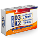Vitamina K2 + D3 C/30 Cápsulas - Flora Nativa