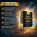 Kit 3 Caixas Cálcio + Vitamina D3 Ossos Fortes 60 Cápsulas Gold Lab
