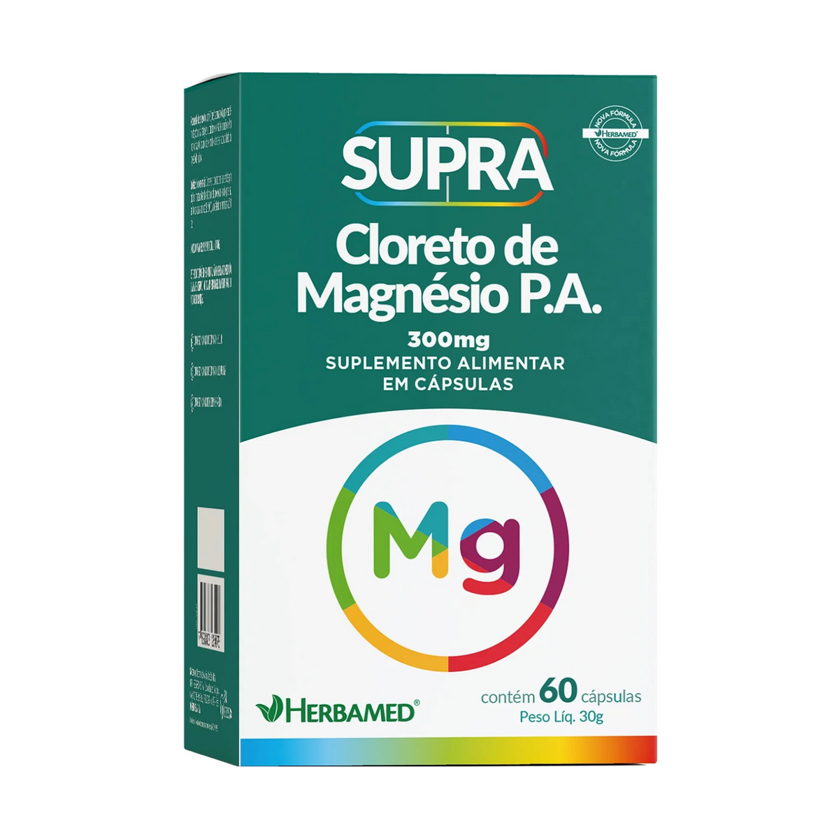 Supra Cloreto de Magnésio P.A 500mg C/60 Cápsulas - Herbamed