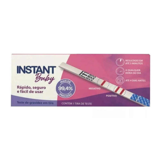 Kit 10 Caixas Teste de Gravidez Instant Baby Tira C/1