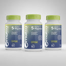 Kit 3 Maltta 5 Magnésios 60 Cápsulas - Energia e Músculos