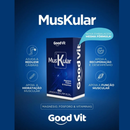 MusKular Magnésio + Fósforo C/60 Sem Sabor - Good Vit