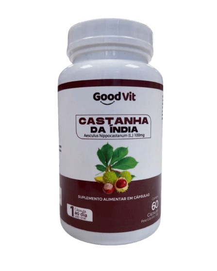 Castanha da Índia 100mg C60 Cápsulas - Good Vit