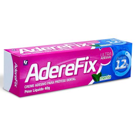 Aderefix Fixador de Protese Dentaria Sabor Menta 40G