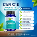 Complexo B 250mg 60 Cápsulas - Qualy Nutri