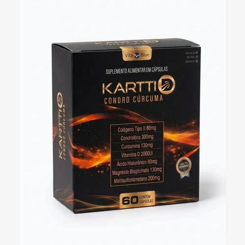 Kartti Condro Cúrcuma 60 Cápsulas Vita Blue