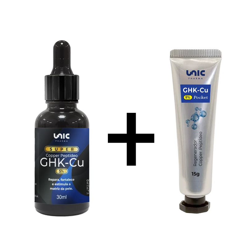 Kit SUPER GHK-CU 5% Sérum 30ml + GHK-Cu 5% Pocket 15g