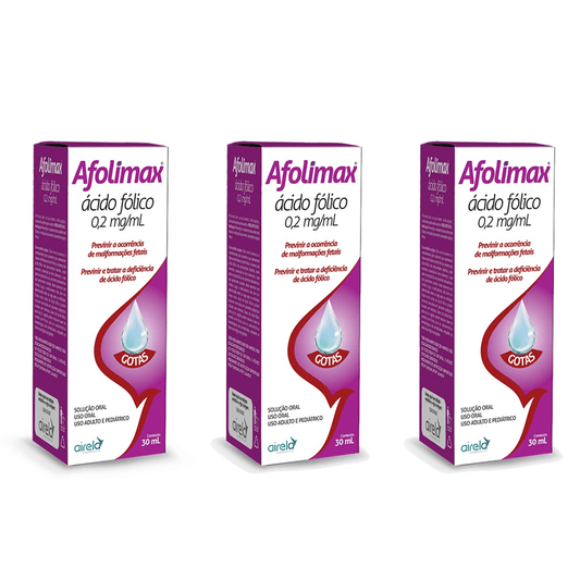 Kit C/3 Afolimax 0,2mg/mL Solução Oral em Gotas 30mL – Airela
