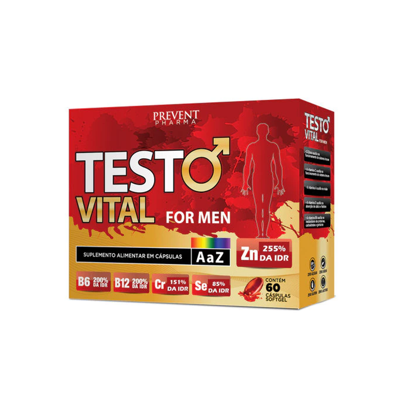 Testo Vital For Man C/60 Cápsulas - Prevent Farma