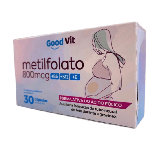 Metilfolato 800 mcg 30 Cápsulas | Good Vit
