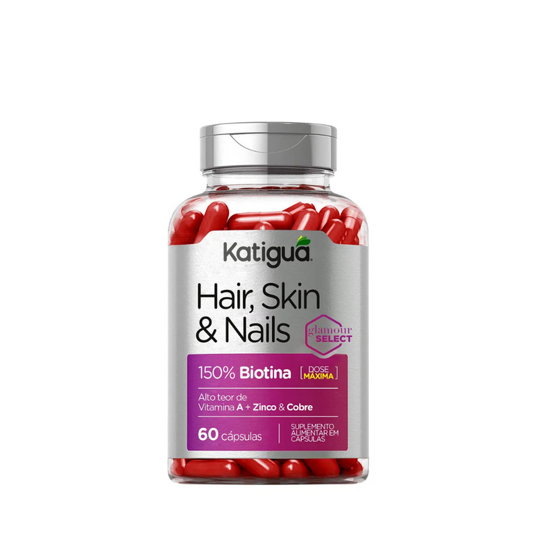 Hair, Skin & Nails Biotina C/60 Cápsulas - Katigua